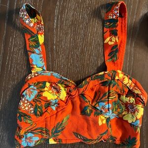 Free people printed set. Pants and top